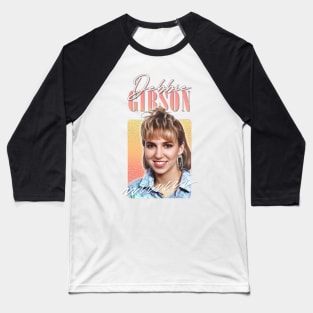 Debbie Gibson 1980s Style Aesthetic Design Baseball T-Shirt